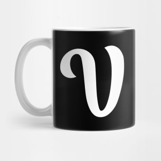 Letter V Mug